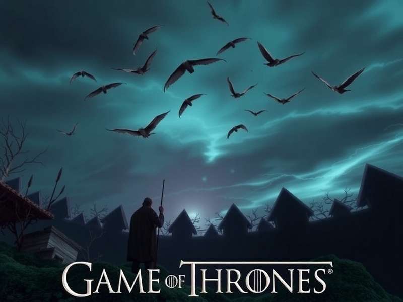 Game of Thrones Iron Throne with dramatic lighting