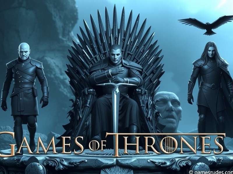 Collage of various Game of Thrones video game covers and gameplay scenes
