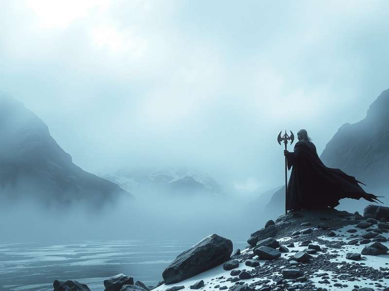 Artistic depiction of Gillen's Game of Thrones scene with dragons and castles