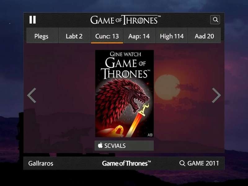 Iron Throne from Game of Thrones series