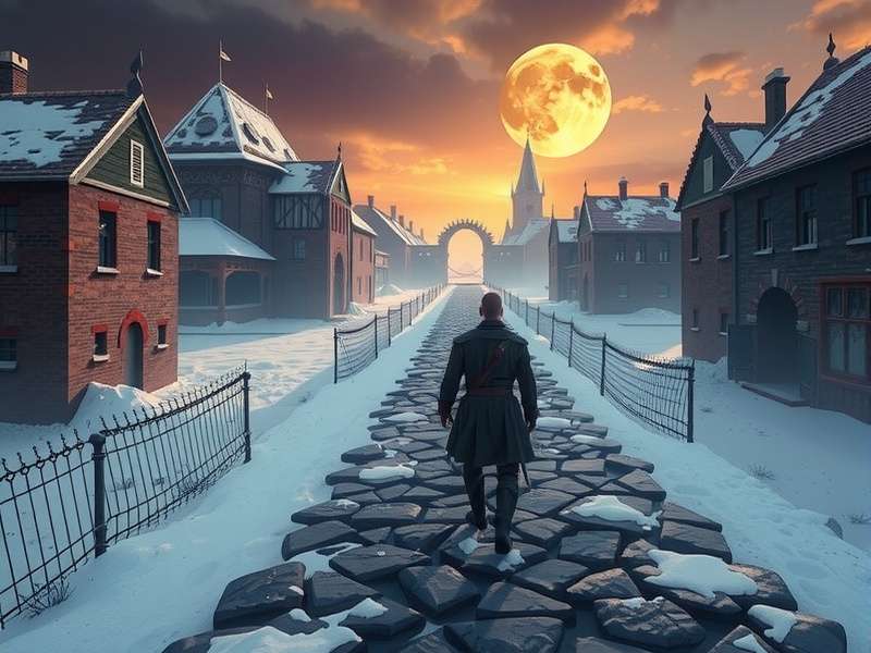 Ambush tactics illustration on the Kings Road near a forest