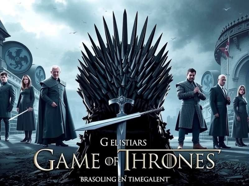 Game of Thrones Turkish Dubbed Version Cover Art showing characters with Turkish subtitles and voiceover symbolism