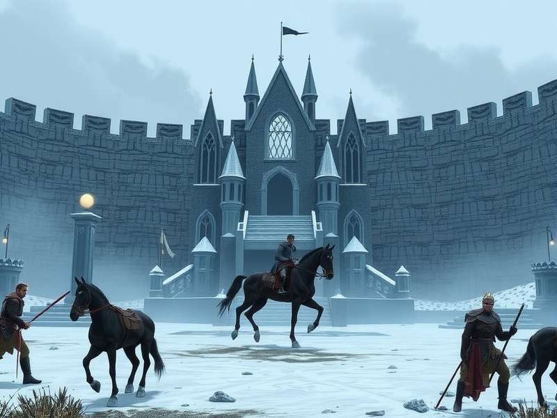 Kit Harington as Jon Snow looking solemn