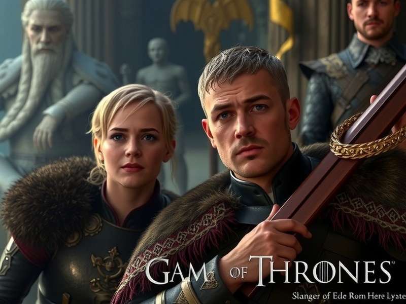 Game of Thrones cast members laughing during a table read