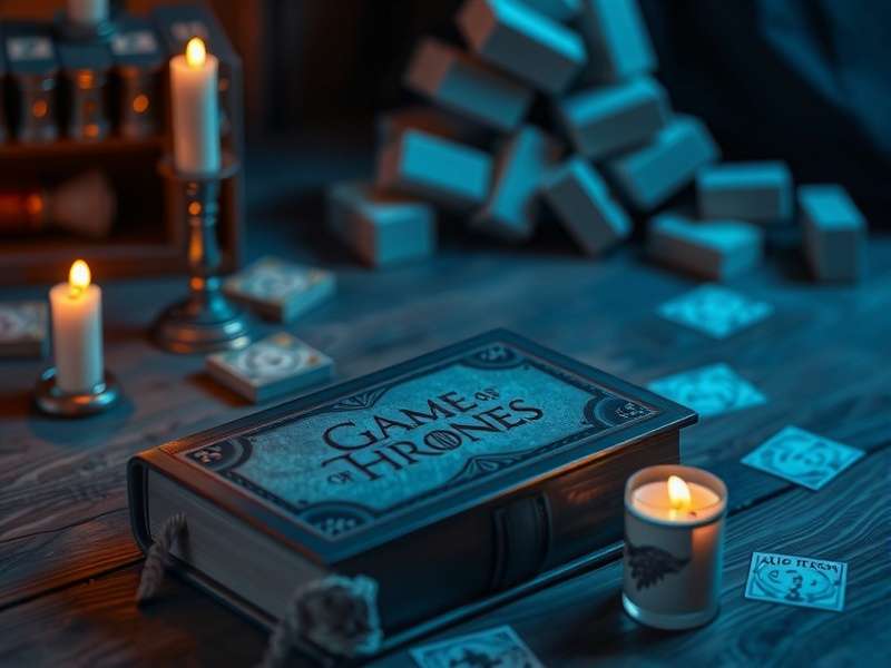 Comparison collage of Game of Thrones book covers and TV series scenes