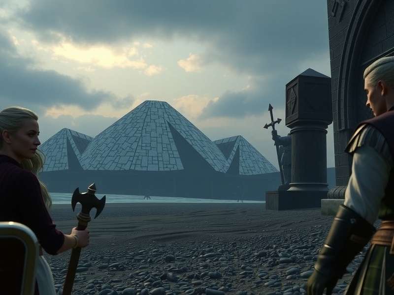 Game of Thrones epic battle scene with armies clashing