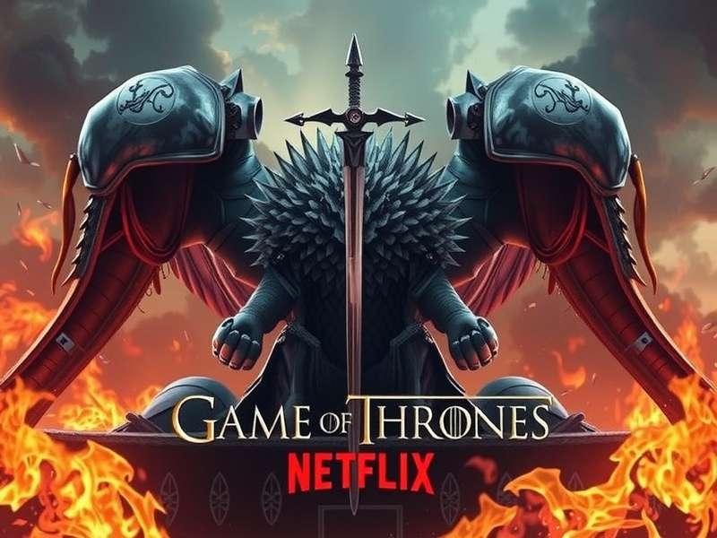 Game of Thrones Netflix Collection Banner showing main characters from the series