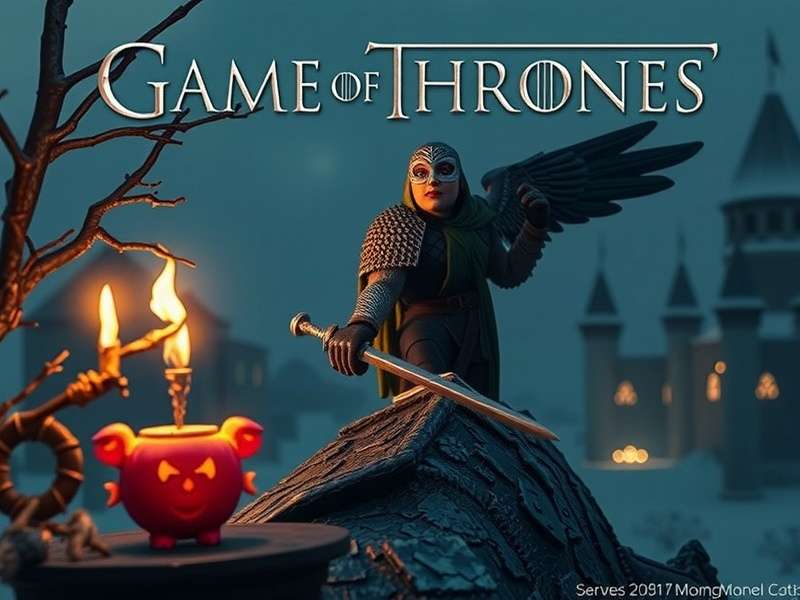 Game of Thrones characters on a UK streaming device with the HBO Max and Sky Atlantic logos visible