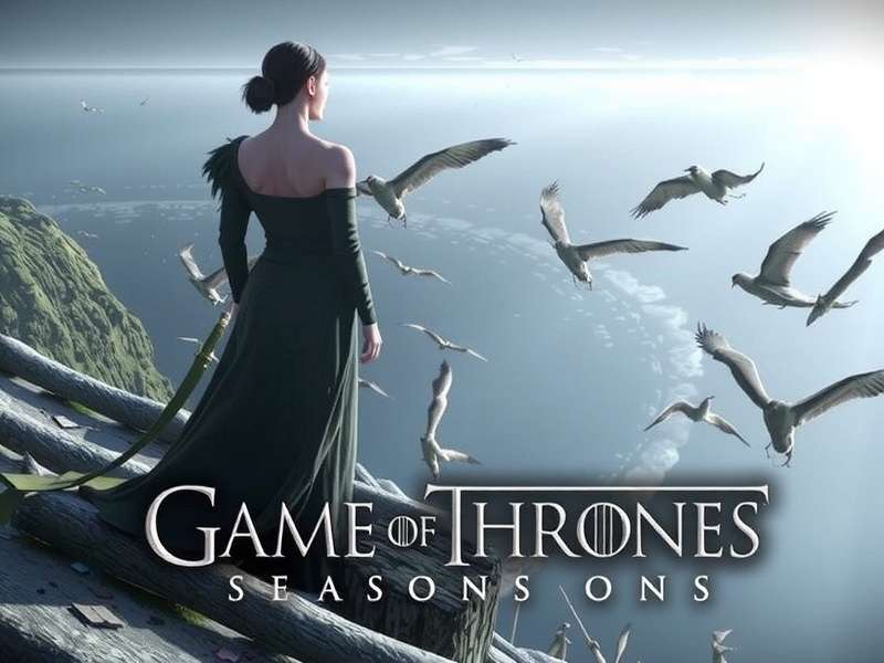 Collage of iconic scenes from all eight Game of Thrones seasons