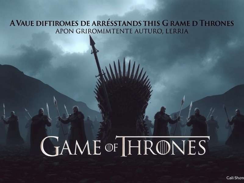 The Iron Throne from Game of Thrones — symbol of power and the ultimate prize in Westeros
