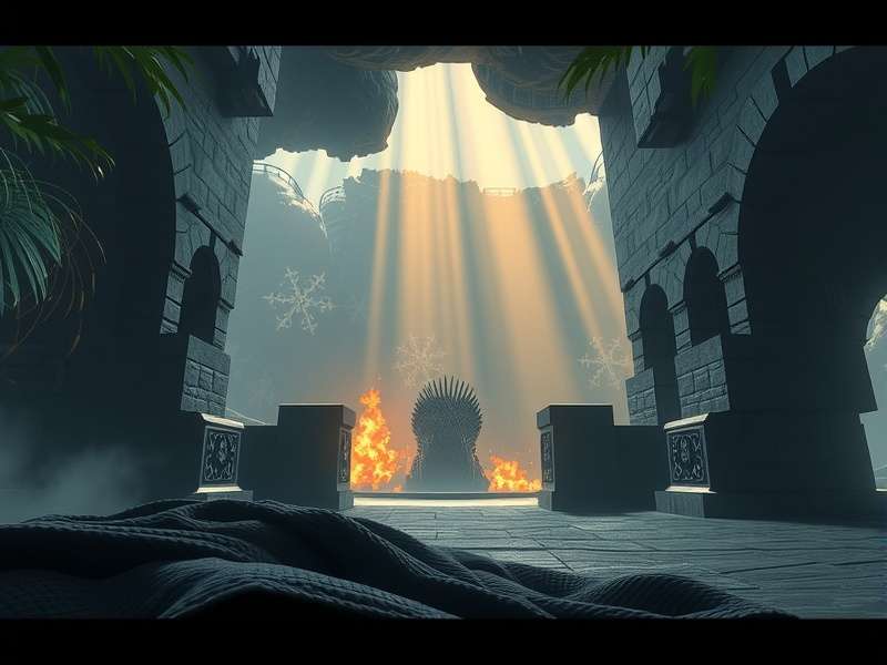 The Iron Throom standing empty in the ruined throne room, symbolising the end of an era for Game of Thrones