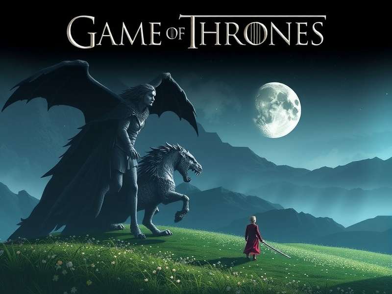 The Iron Throne stands as a symbol of power and conflict in the Game of Thrones universe, surrounded by the great houses of Westeros.