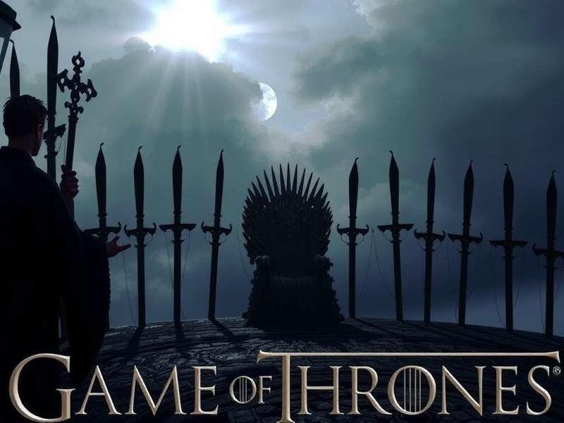 The Iron Throne from Game of Thrones, a breathtaking symbol of power and ambition in Westeros.